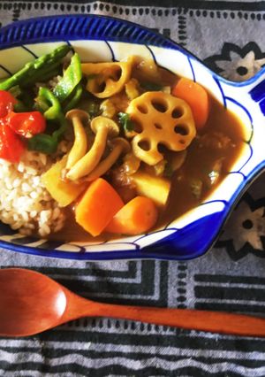 わが家のセロリ&根菜カレー-レシピのメイン写真