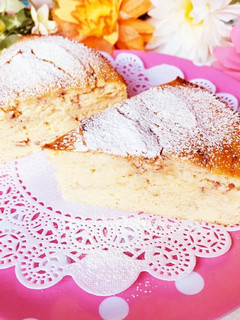ノンオイル♡おから苺ミルクケーキ♡-レシピのメイン写真