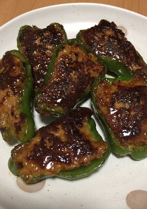 ピーマン肉詰め-レシピのメイン写真