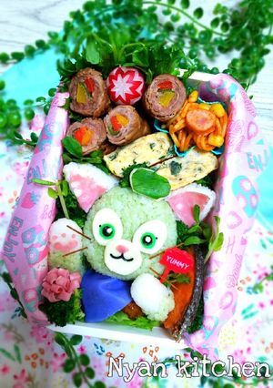 ディズニー『ジェラトーニ』弁当♡キャラ弁-レシピのメイン写真