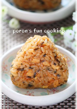 ☆梅干と塩昆布とお揚げの炊き込みご飯♪-レシピのメイン写真
