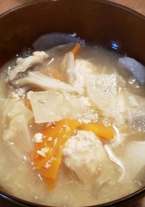 鶏団子汁-レシピのメイン写真