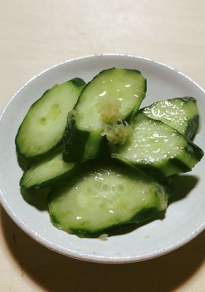 生姜が効いてるおつまみキュウリ-レシピのメイン写真