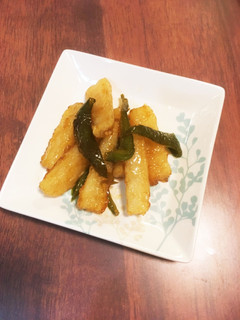 長芋とピーマンの甘酢和え-レシピのメイン写真