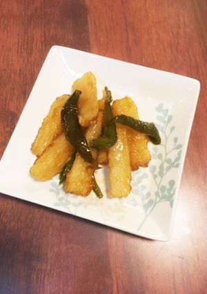 長芋とピーマンの甘酢和え-レシピのメイン写真