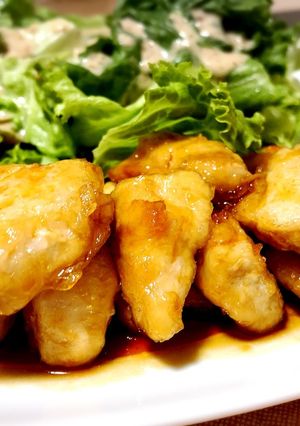 鶏胸甘唐揚げ♪♯-レシピのメイン写真
