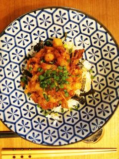 ゲソとヤングコーンのかき揚げ丼-レシピのメイン写真