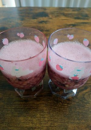 バナナとブルーベリーのホエイスムージー-レシピのメイン写真