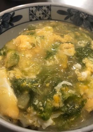 青のりの卵とじあんかけうどん-レシピのメイン写真