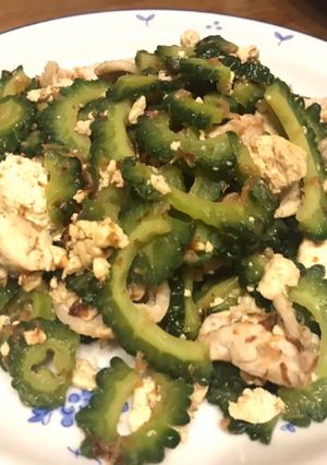 ゴーヤと豆腐と豚肉のチャンプルー-レシピのメイン写真