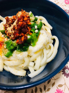 ネバネバピリ辛混ぜうどん-レシピのメイン写真