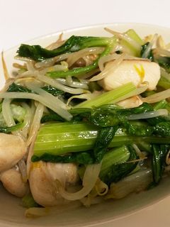 鶏胸肉とセロリの中華炒め-レシピのメイン写真