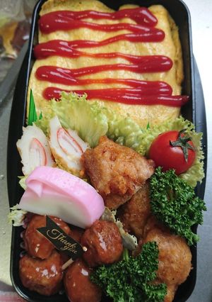 高２男子の手抜き弁当-レシピのメイン写真