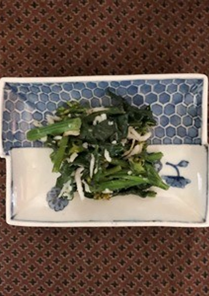 菜の花としらすの炒め蒸し-レシピのメイン写真