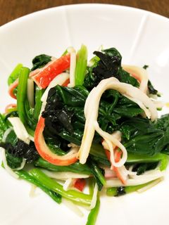 ほうれん草とカニカマの磯辺和え-レシピのメイン写真