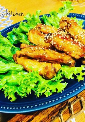 手羽中の甘辛焼き-レシピのメイン写真