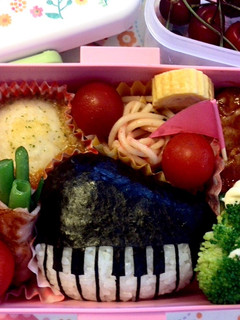 可愛いピアノお弁当☆キャラ弁-レシピのメイン写真