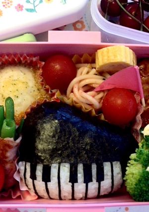 可愛いピアノお弁当☆キャラ弁-レシピのメイン写真