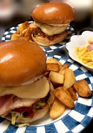 ハンバーガー-レシピのメイン写真