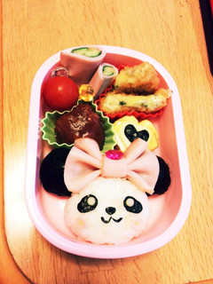 可愛いパンダちゃん弁当☆キャラ弁-レシピのメイン写真