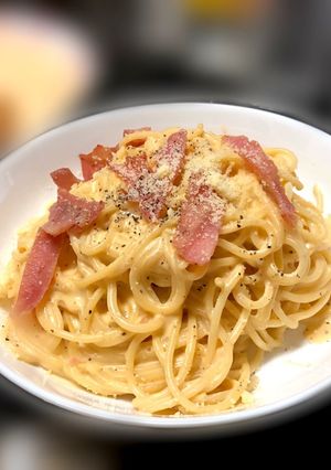 カルボナーラ-レシピのメイン写真