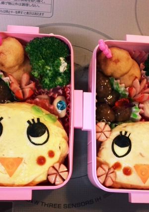 ふなっしー弁当☆キャラ弁-レシピのメイン写真