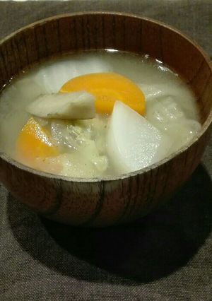 減塩　みそ汁～赤しそ風味～-レシピのメイン写真