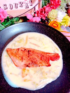 鮭ムニエル・クリームチーズソース♬-レシピのメイン写真