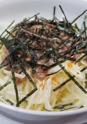 健康ヘルシーガチで納豆キャベツサラダ-レシピのメイン写真