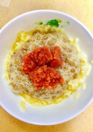 納豆明太卵かけごはん-レシピのメイン写真