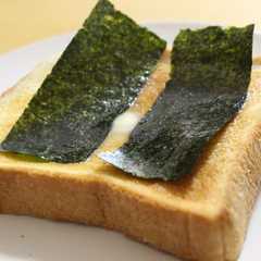 味にアクセント 海苔トースト-レシピのメイン写真