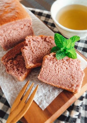 米粉で作る簡単ふわもち☆あんこケーキ。-レシピのメイン写真