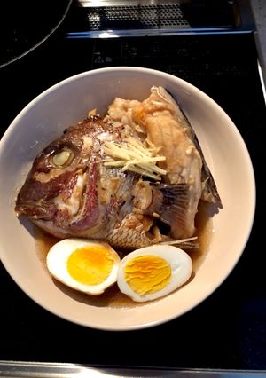 オイスターソースで鯛のアラの甘露煮-レシピのメイン写真