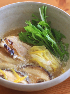 シェフ直伝!鶏の豆乳スープ仕立て-レシピのメイン写真