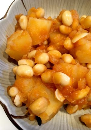 【離乳食にも】トマポテ ビビンビーン-レシピのメイン写真