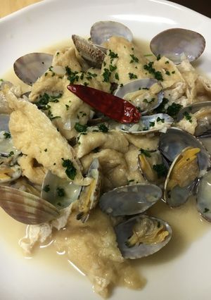 ボンゴレ油揚げ-レシピのメイン写真