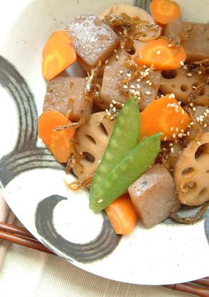 れんこんの炒め煮-レシピのメイン写真
