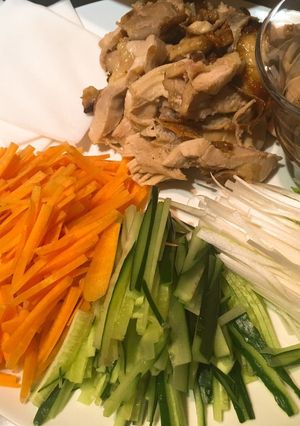 春巻きの皮と鶏もも肉でペテンダック-レシピのメイン写真
