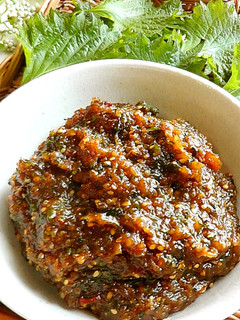 青紫蘇消費♪青紫蘇(大葉)のおかず味噌-レシピのメイン写真