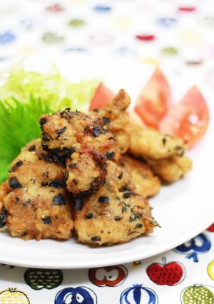 のりとろ鶏のから揚げ-レシピのメイン写真