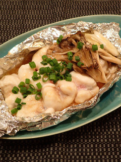 フグの白子のホイルバター焼き-レシピのメイン写真