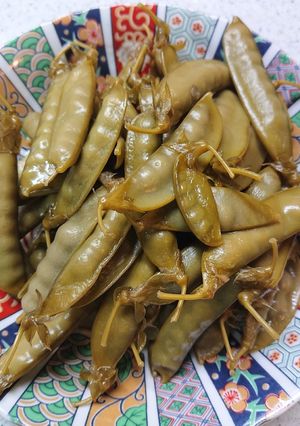 【母の味】エンドウ豆の煮物【覚書】-レシピのメイン写真