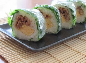 豚肉しぐれ煮とだし巻き卵の青じそ巻き寿司-レシピのメイン写真
