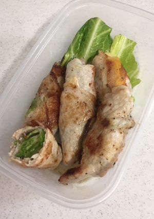 豚ロース薄切り肉のはキャベチーズ巻き-レシピのメイン写真