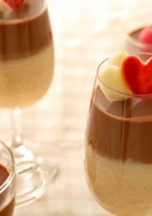 チョコとリンゴのムース-レシピのメイン写真