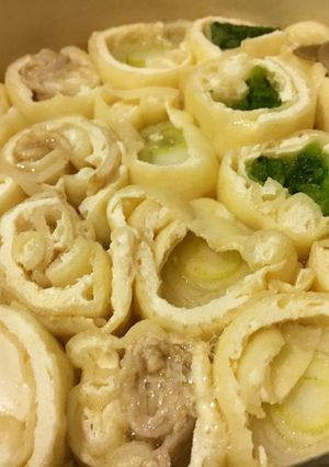 油揚げロールのスタンディング鍋-レシピのメイン写真