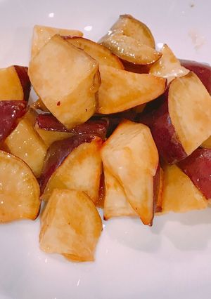 レンジとトースターで、揚げない大学芋！-レシピのメイン写真