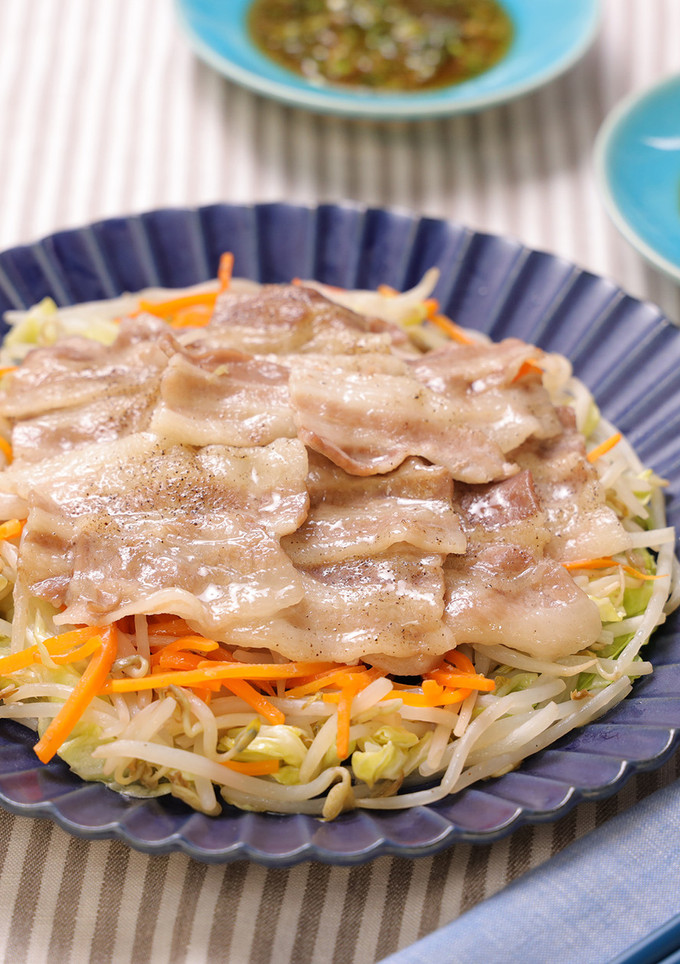 たっぷり野菜と豚肉の簡単重ね蒸し♪-レシピのメイン写真