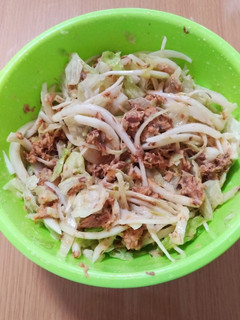 レタスと新玉ねぎと鯖缶のサラダ-レシピのメイン写真