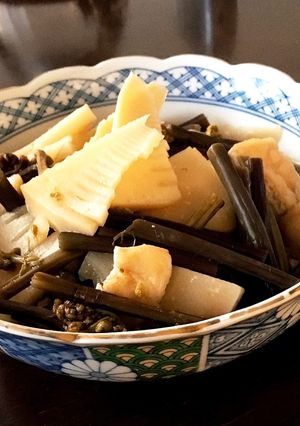 春の味覚✨筍とわらびの炊き合わせ-レシピのメイン写真